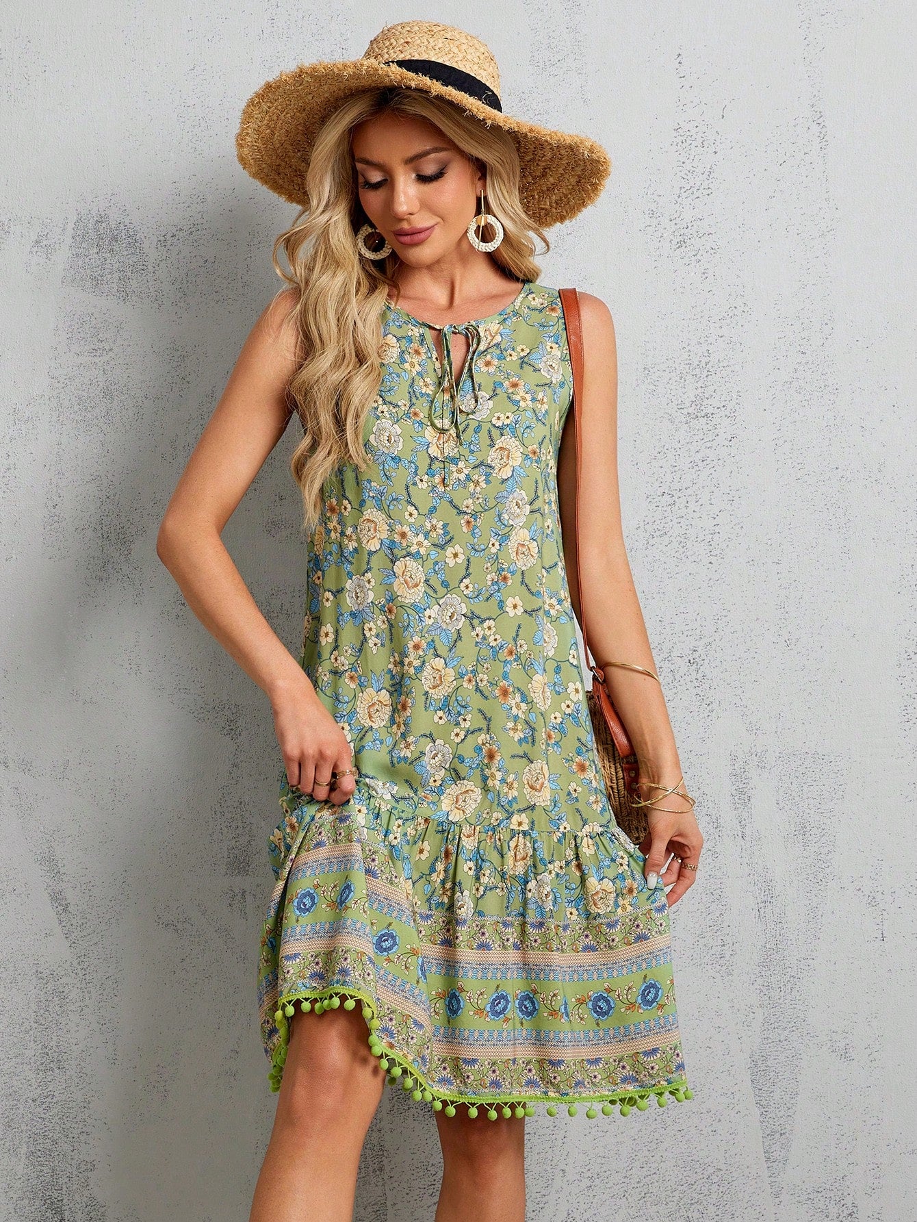 Vestido Bata Boho Estampado