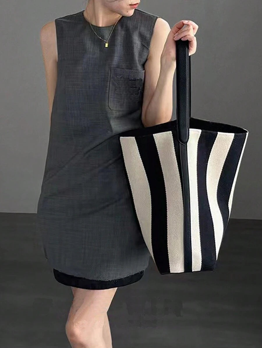 Bolsa Tote Patchwork Alça Larga Premium 3