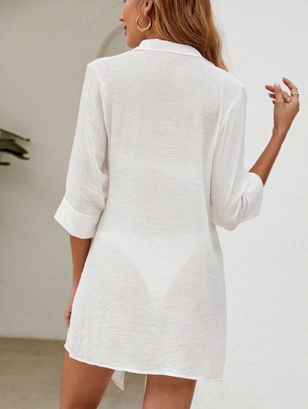 Saída de Praia Longa Chemise Alice
