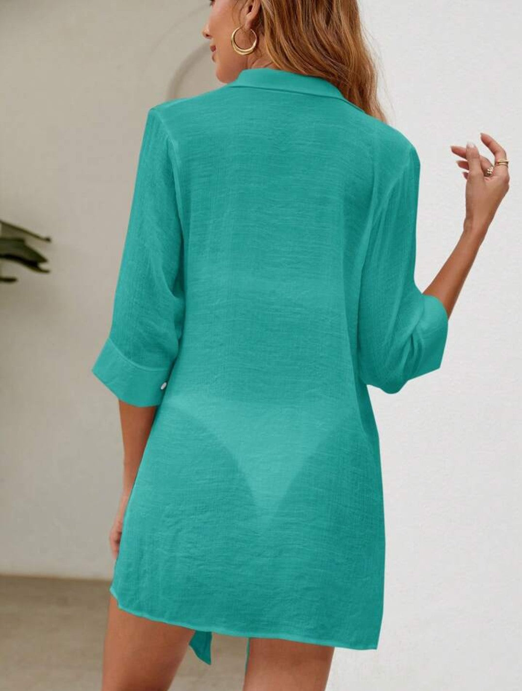 Saída de Praia Longa Chemise Alice