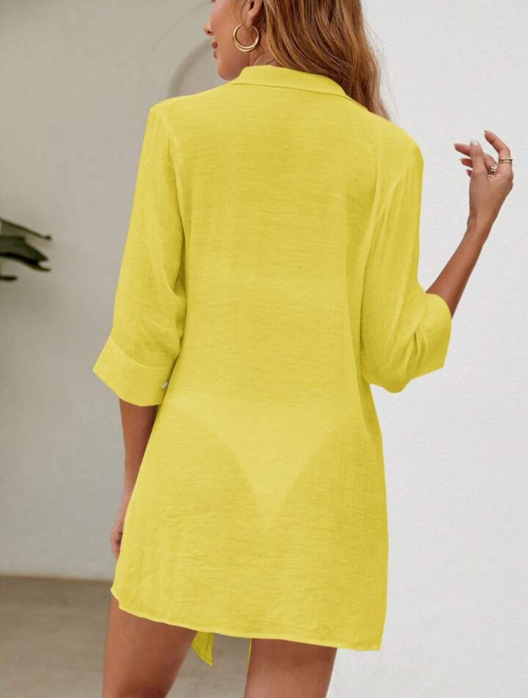 Saída de Praia Longa Chemise Alice