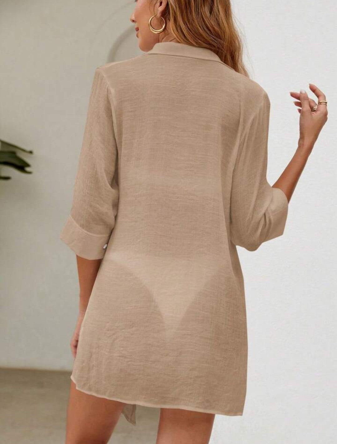 Saída de Praia Longa Chemise Alice