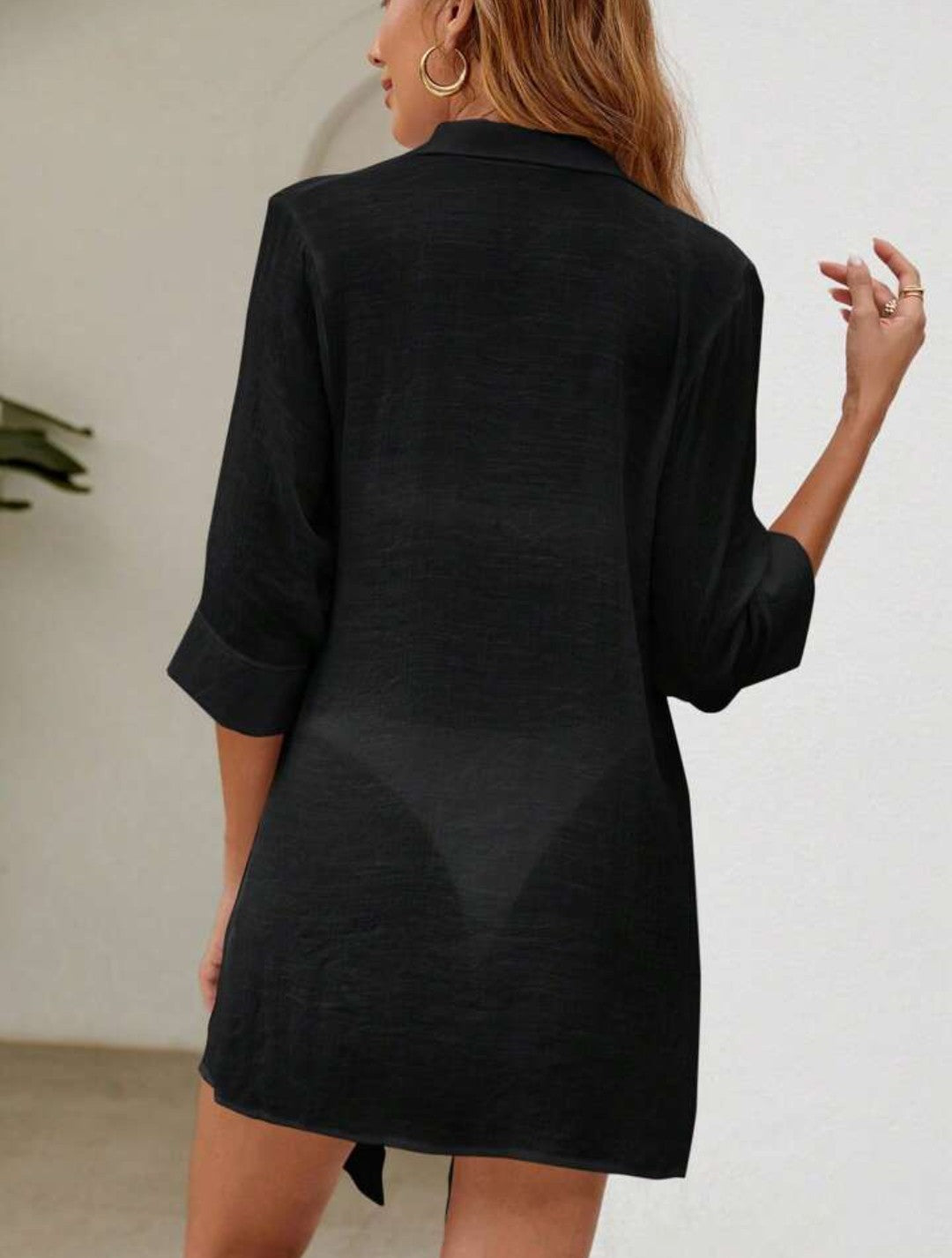 Saída de Praia Longa Chemise Alice