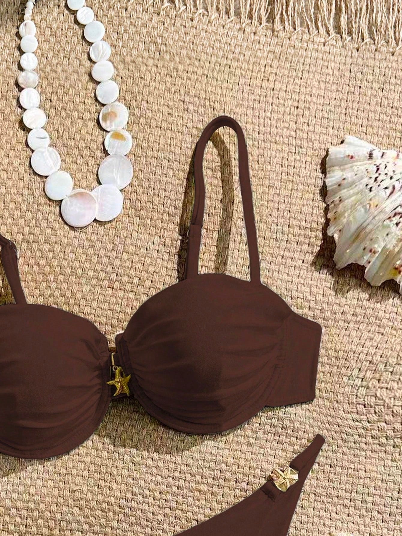 Conjunto de Biquini Meia Taça e Calcinha Asa Delta