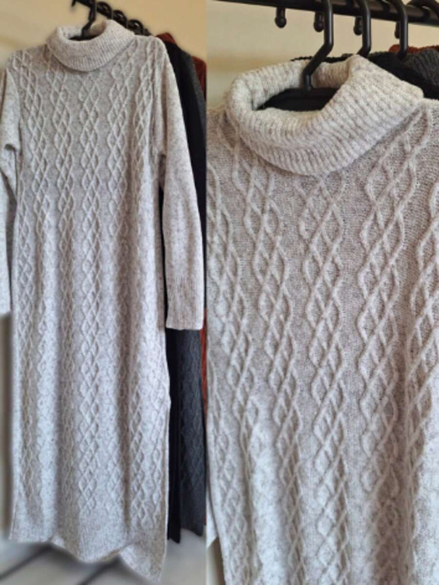 Vestido-Midi-Longo-Gola-Alta-Tricot-Premium