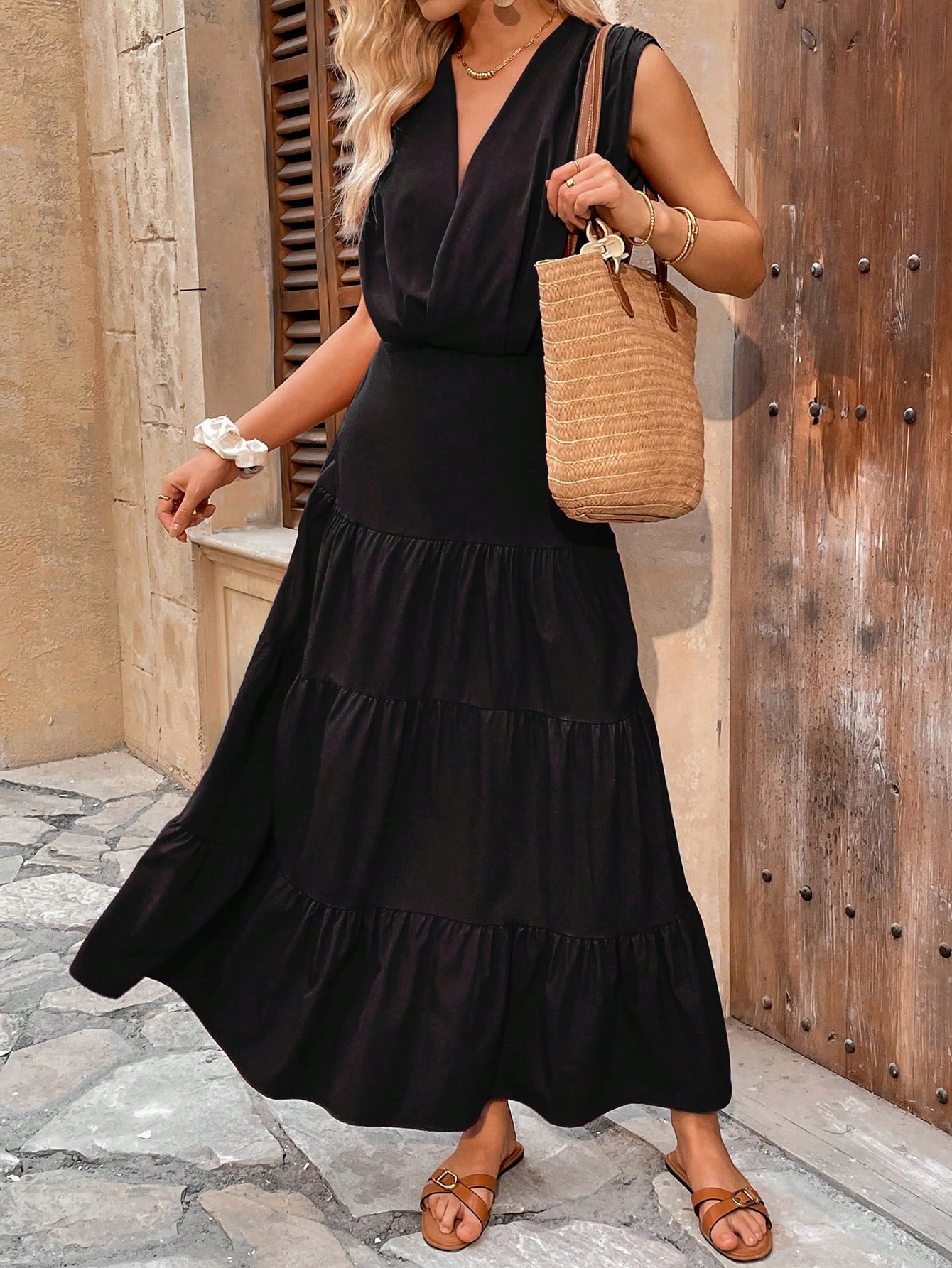 Vestido Feminino Longo Elegante Catharine