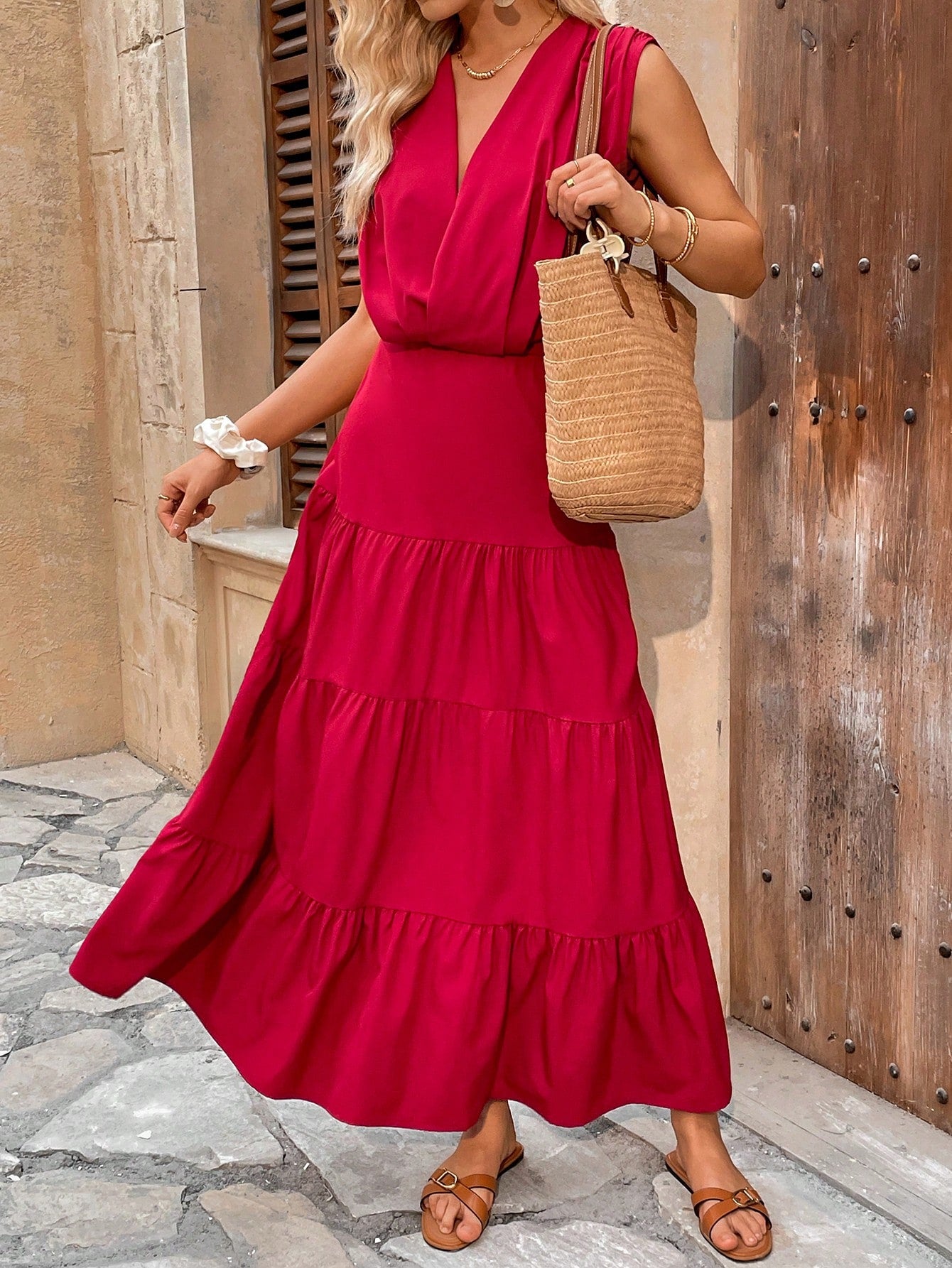 Vestido Feminino Longo Elegante Catharine