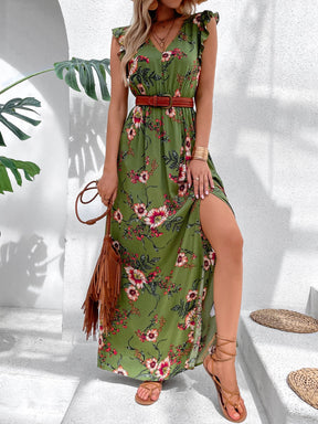 Vestido Feminino Estampa Floral Longo