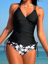 Tankini Feminino com Cordão e Estampa Floral
