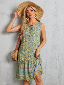 Vestido Bata Boho Estampado