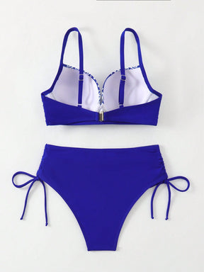 Conjunto de Biquini Push Up  Swim Estampa Geográfica