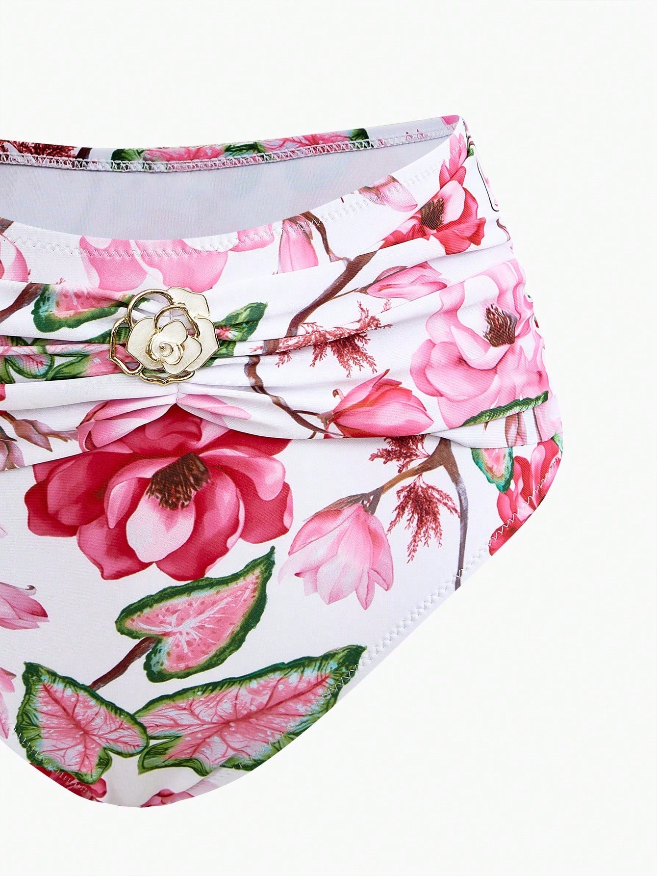 Biquini Halter Estampa Floral Linha Premium