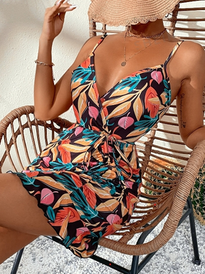 Vestido Feminino Tropical Estampa Boho