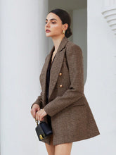 Blazer Feminino Forrado Xadrez Keila