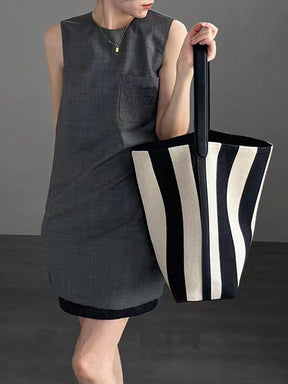 Bolsa Tote Patchwork Alça Larga Premium 9