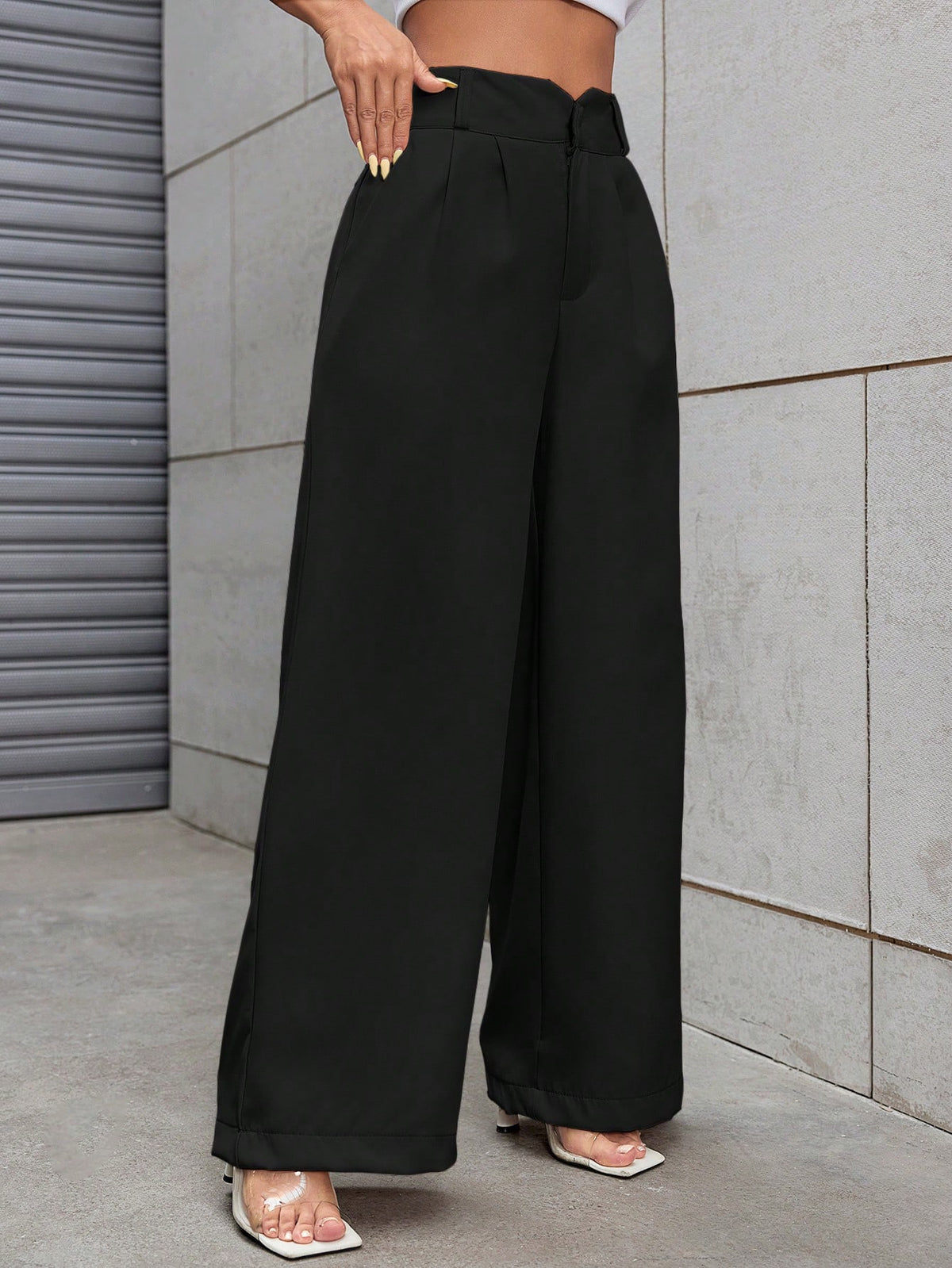 Calca-Cintura-Alta-Flare-Preta