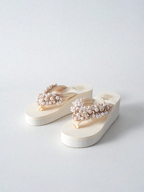 Chinelos Sandálias de Praia Salto Respirável Anabela