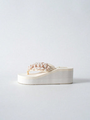 Chinelos Sandálias de Praia Salto Respirável Anabela