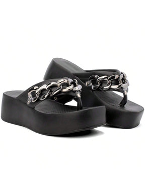 Chinelo de Dedo Plataforma Nuvem Salto Super Leve Eva