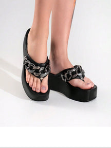 Chinelo de Dedo Plataforma Nuvem Salto Super Leve Eva