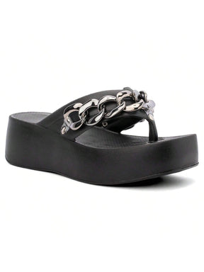 Chinelo de Dedo Plataforma Nuvem Salto Super Leve Eva