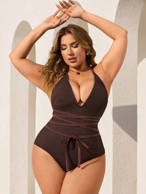 Maiô-Plus-Size-Sofisticado-com-Amarração-Lateral