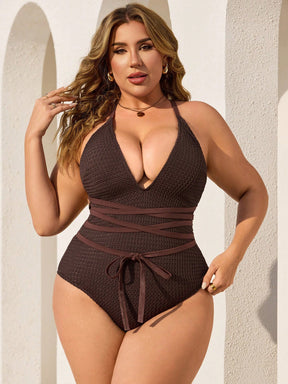 Maiô-Plus-Size-Sofisticado-com-Amarração-Lateral