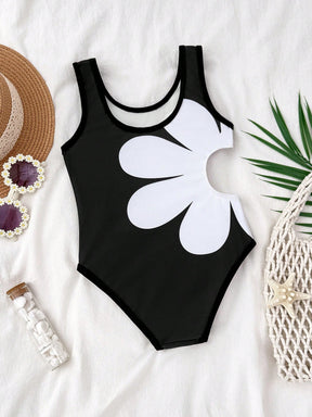 Maiô Feminino Detalhe Flor Soul Boho Tal Mãe e Tal Filha