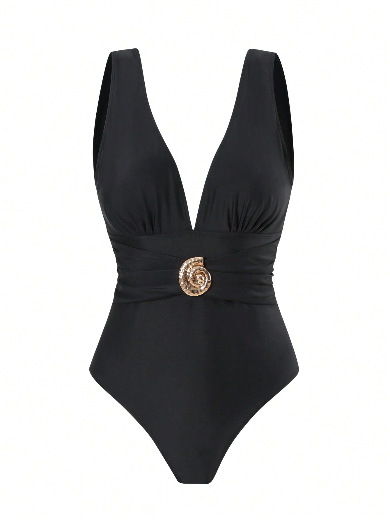 Conjunto 2 Peças: Maiô Preto + Saia Longa Estampado em Tule