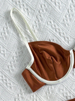 Biquíni Feminino Bicolor Push Up