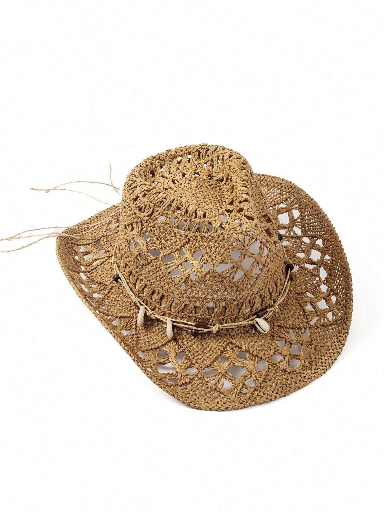 chapeu-de-cowboy-unissex-com-contas-de-madeira-e-conchas