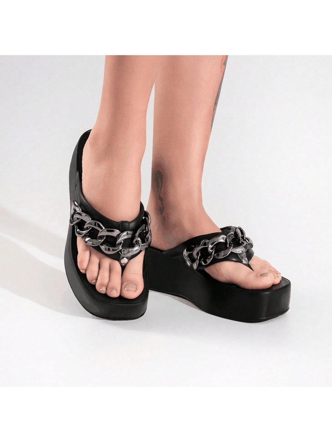 Chinelo de Dedo Plataforma Nuvem Salto Super Leve Eva