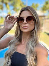 Óculos de Sol Feminino Vintage Octogonal – Proteção UV400