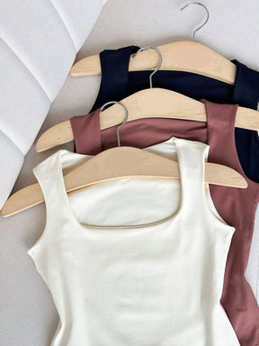 Kit 3 Bodys Feminino Bory Collant Decote Quadrado