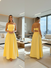 Vestido Feminino Longo Tomara Que Caia Elegante