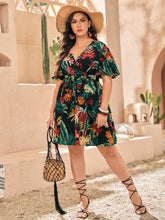 Vestido Tropical Boho (Plus Size)