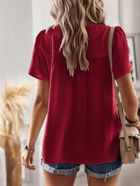 Blusa Feminina Ponto Suíço Renda Guipir