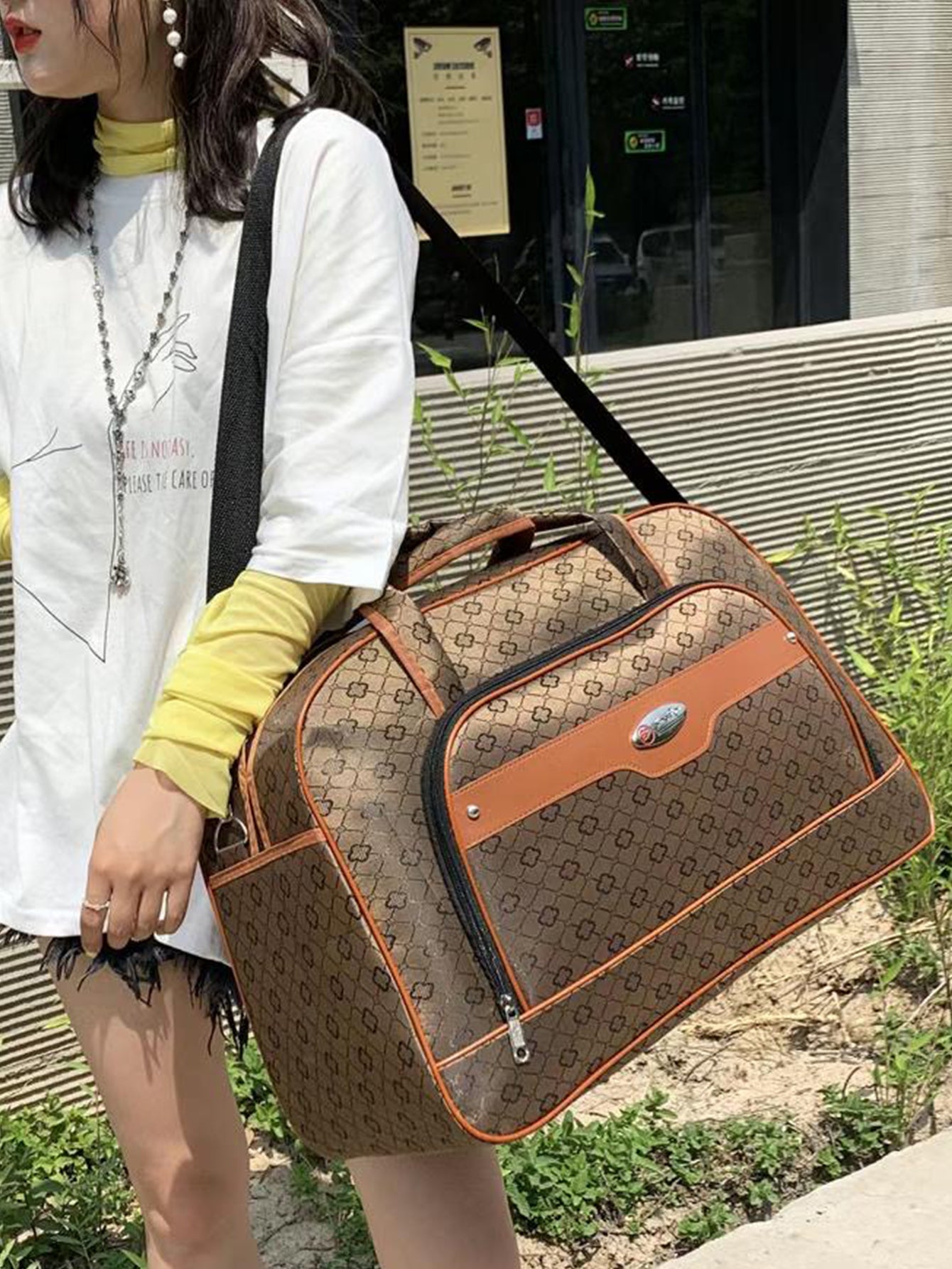 Bolsa Grande pra Viagem estilo Mala na Moda Impermeável